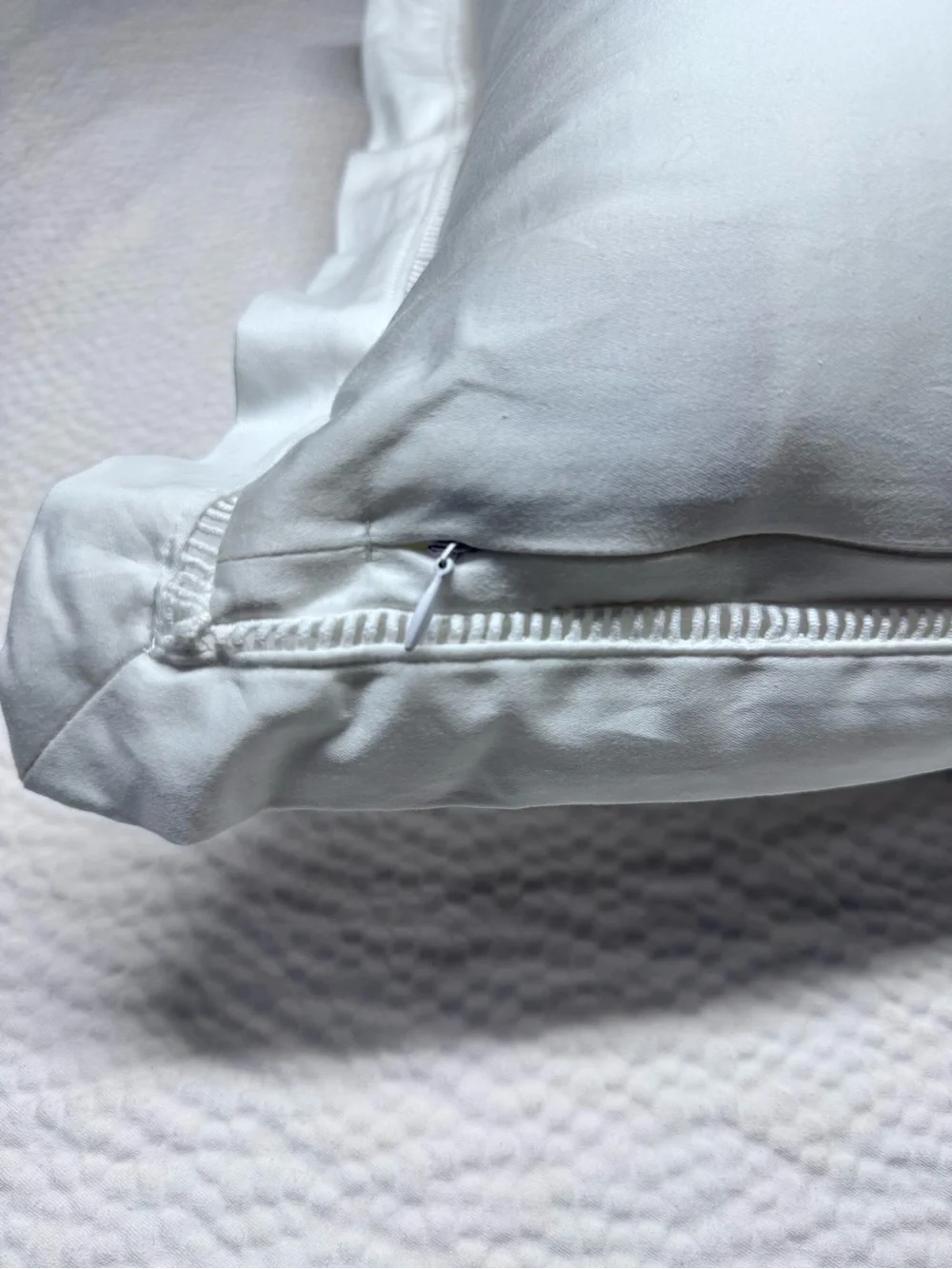 Southern Living White Sateen 20x20 Decorative Pillow NWT